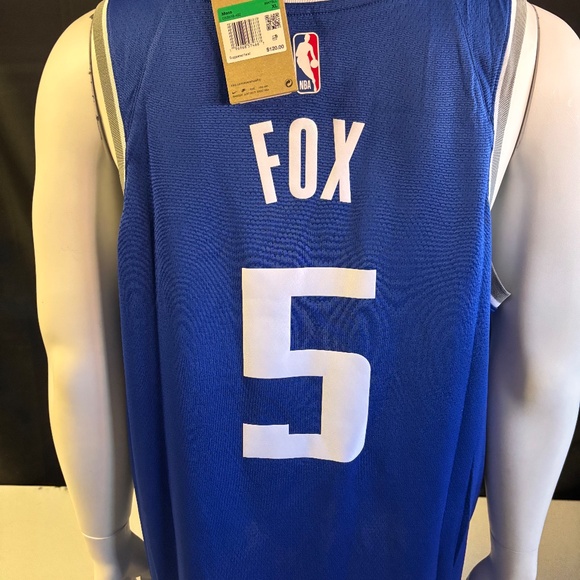 New mens XL authentic Nike Sacramento Kings De'Aaron Fox basketball jersey - Picture 5 of 9